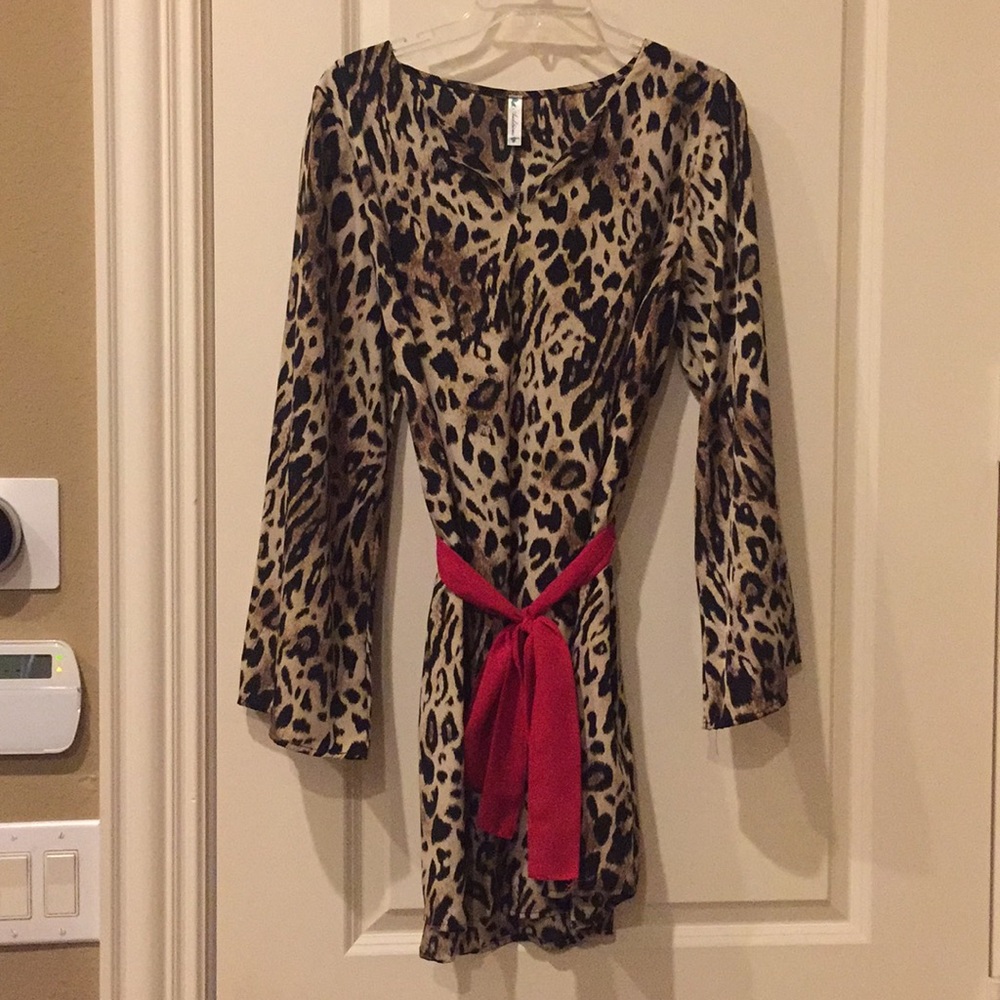 Animal print dress